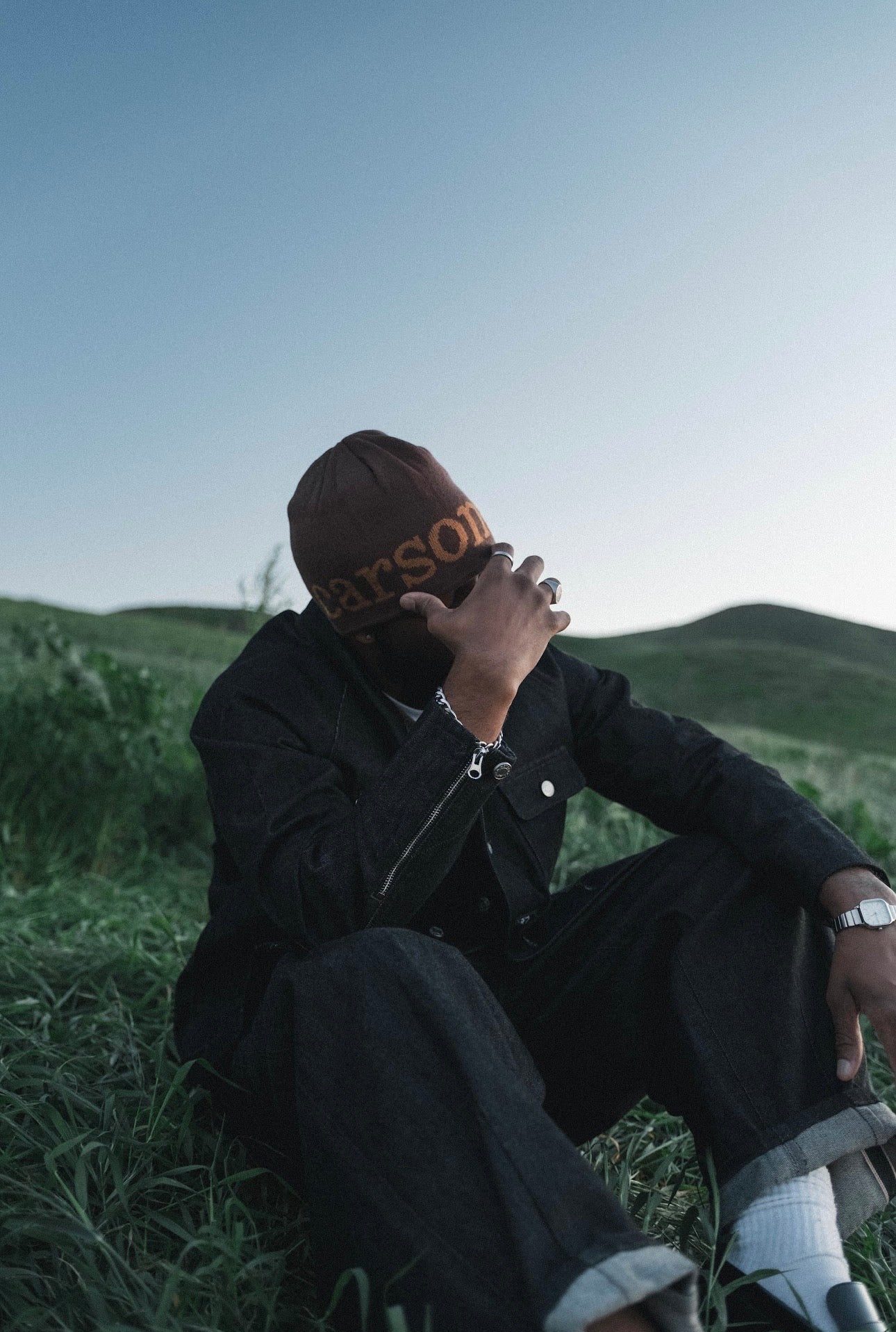 Port knit beanie